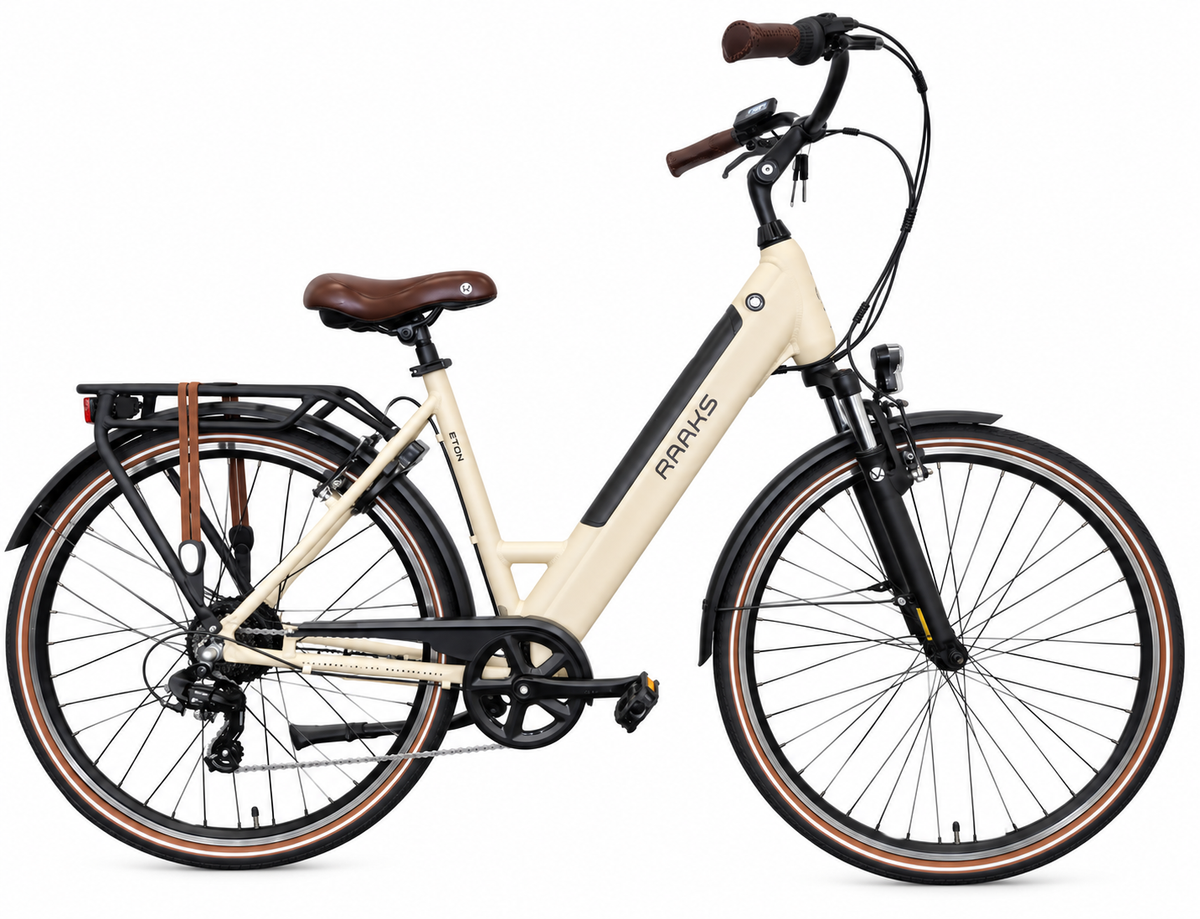 Raaks Eton E-Bike für Damen heckmotor & Shimano 7-Gang