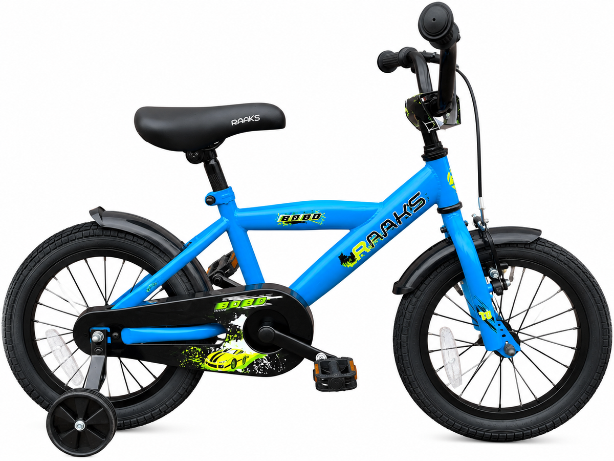 Raaks Bobo Jungenfahrrad 14 Zoll Blau