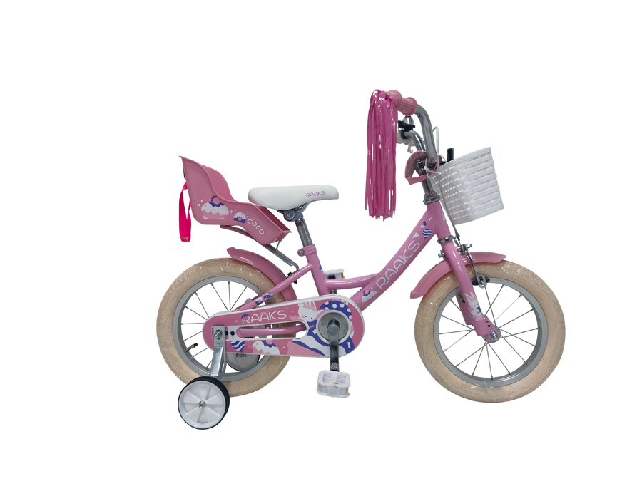 Raaks Coco Meisjesfiets 14 & 18 inch Roze